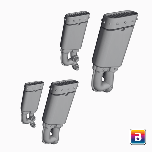 Armoured Exhaust Vents (4 Pack)