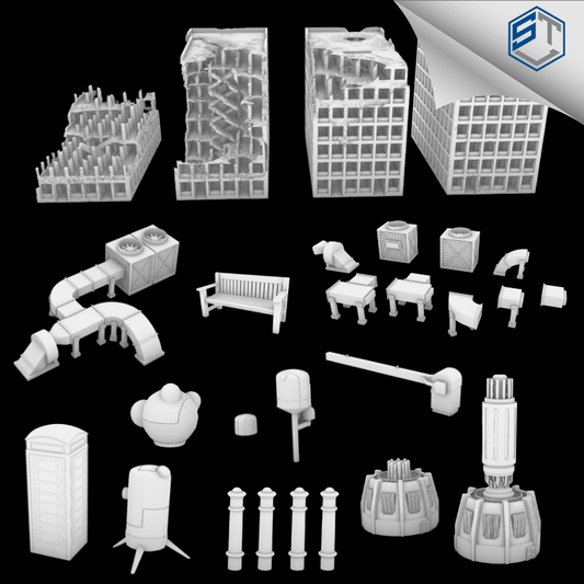 Desolation City Scenic Pack (STL Files)