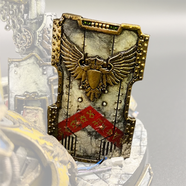 Eagle Shield Upgrade compatible with Adeptus Titanicus Reaver Titans