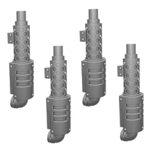 Load image into Gallery viewer, Rhino Compatible Seamless Exhausts (4 pack)
