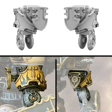 Load image into Gallery viewer, Arm Weapon Mounts (pack of 2 arms) compatible with Adeptus Titanicus Warmaster Titans
