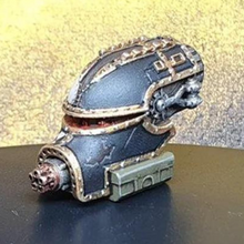 Load image into Gallery viewer, Spitfire Head compatible with Adeptus Titanicus Warlord Titans
