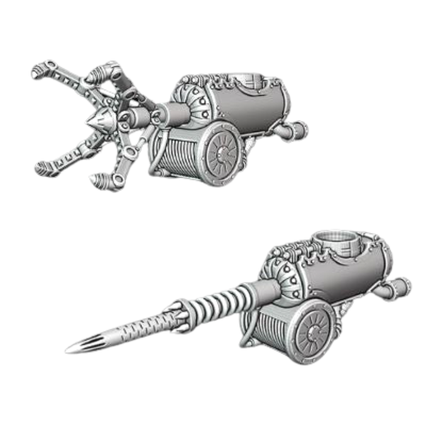 Lance/Claw Bundle (2 weapons) compatible with Adeptus Titanicus Warhound Titans