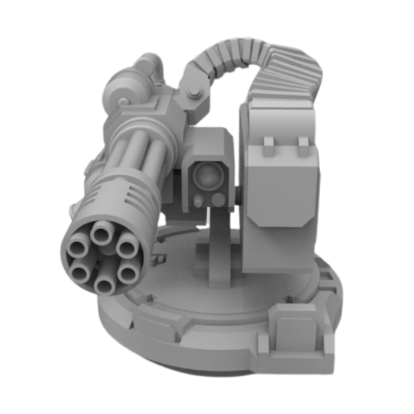 Pintle Mounted Minigun Turret