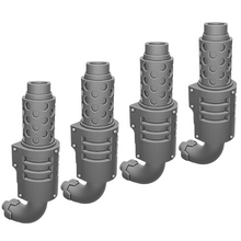 Load image into Gallery viewer, Kratos Compatible Seamless Exhausts (4 pack)
