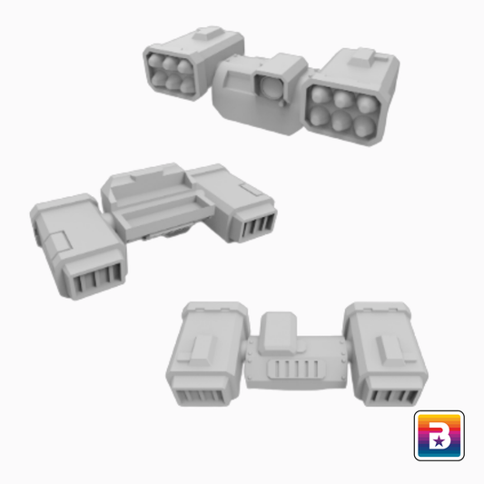 Storm-burst Launchers (set of 3)