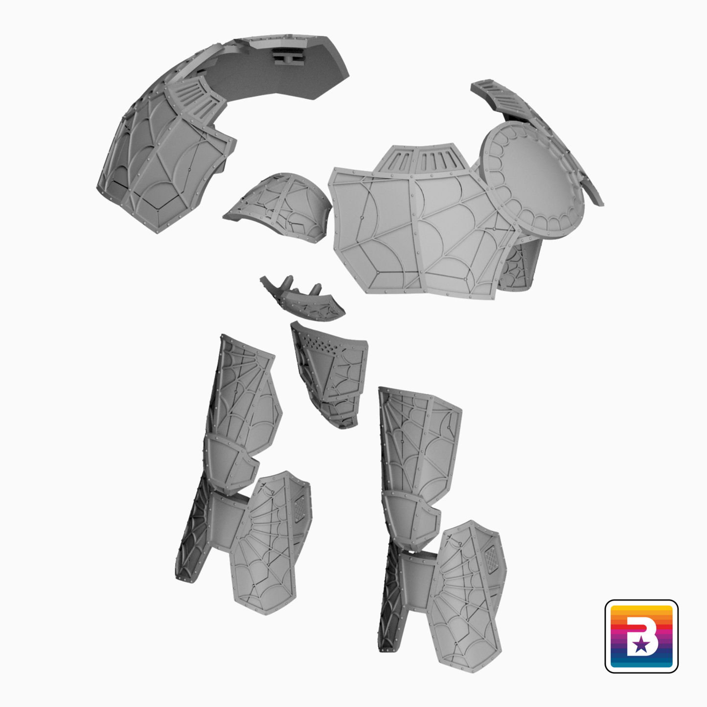 Webbed Armour Plates