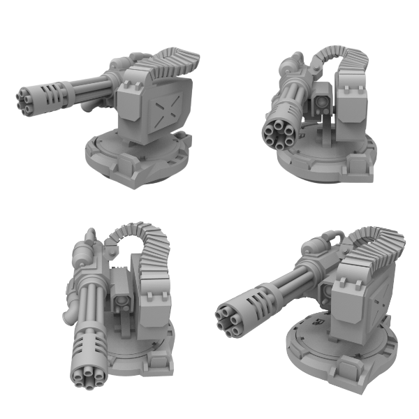 Pintle Mounted Minigun Turret