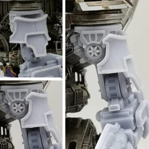 Arm weapon mounts (pack of 2 Shoulders) compatible with Adeptus Titanicus Warlord Titans