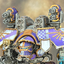 Load image into Gallery viewer, Carapace Rotary Cannon Weapon Upgrade compatible with Adeptus Titanicus Warlord Titans (pack of 2 guns)
