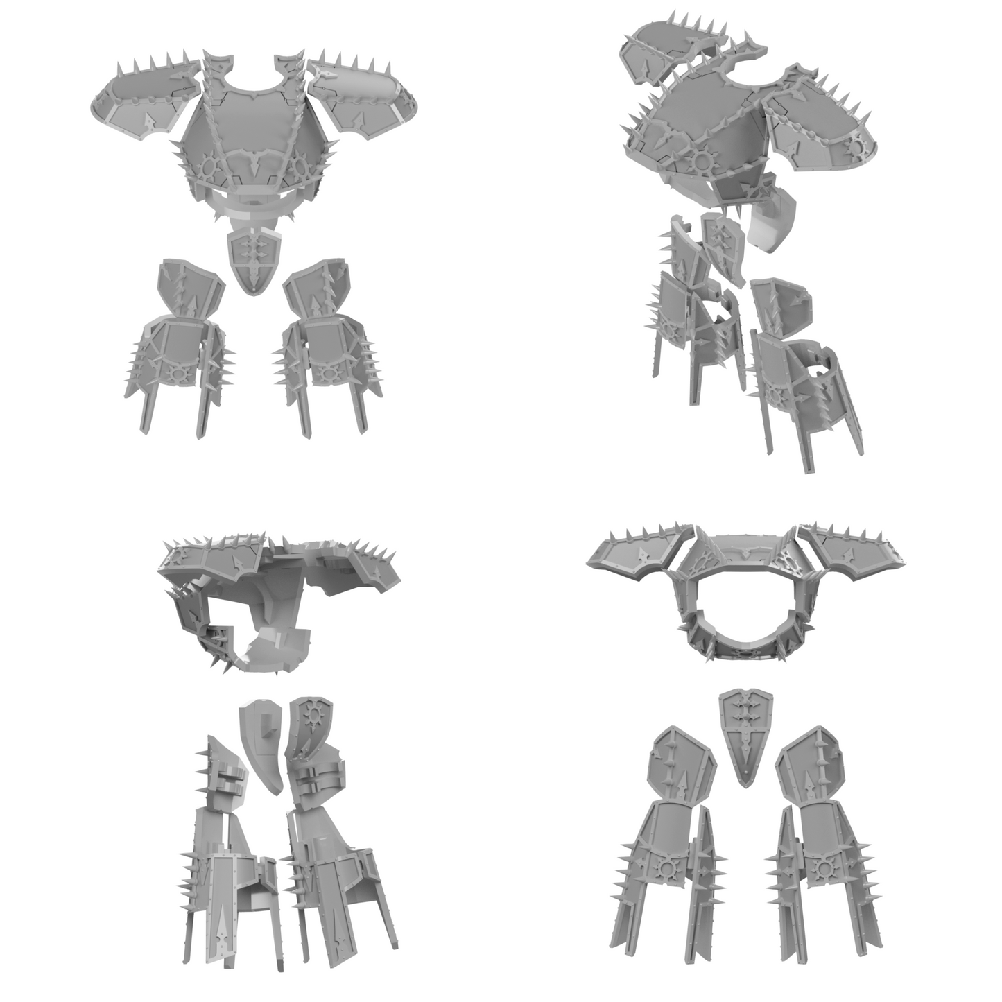 Spiky Traitor Armour Plates