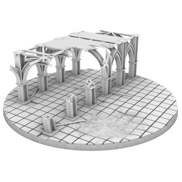 80mm Round Plaza Scenic Bases (set B)