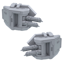 Load image into Gallery viewer, Minigun Side Sponsons compatible with Spartan Assault Tank
