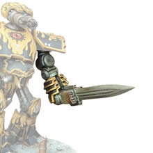 Load image into Gallery viewer, Sword Weapon arm compatible with Adeptus Titanicus Reaver Titans

