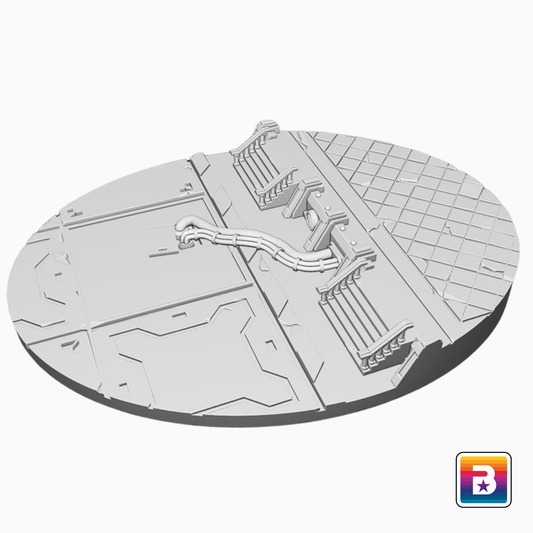120mm Oval Outpost Scenic Base
