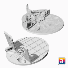 Load image into Gallery viewer, 80mm Round Industrial Scenic Bases
