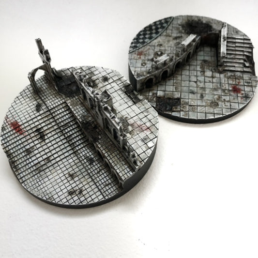 80mm Round Plaza Scenic Bases (set A)