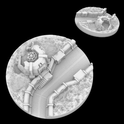 80mm Round Trench Base Set #B