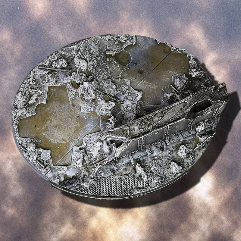 120mm Oval City Wall Scenic Base