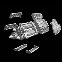 Load image into Gallery viewer, Mass Reactor Weapon Arm compatible with Adeptus Titanicus Warlord Titans
