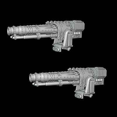 Paired Lava Cannons
