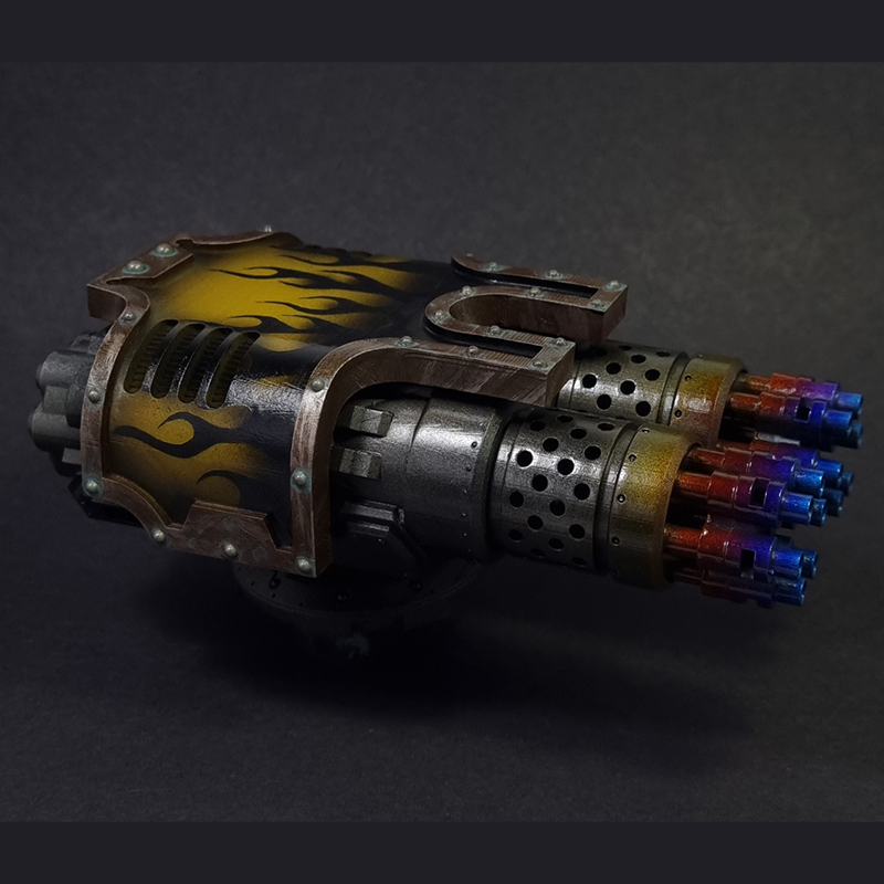 Carapace Rotary Cannon