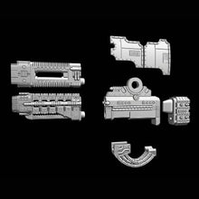 Load image into Gallery viewer, Incinerator Cannon arm weapon compatible with Adeptus Titanicus Warlord Titans
