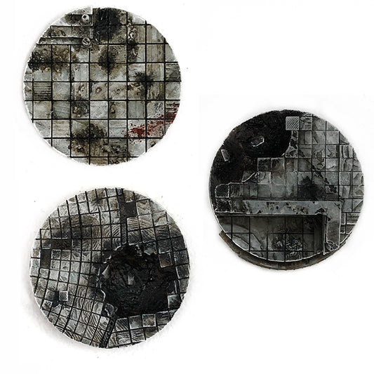 40mm Round Ruined Plaza Scenic Base