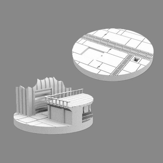 50mm Round Industrial Scenic Base Set #2