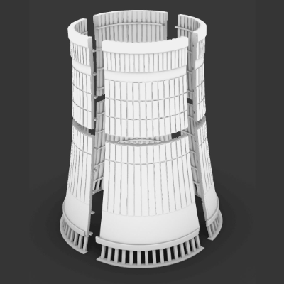 Nuclear Cooling Towers Scenery