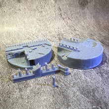 Load image into Gallery viewer, 60mm Ruined Round Plaza Scenic Bases
