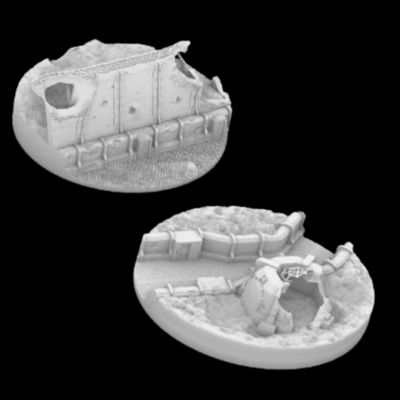 80mm Round Trench Base Set #B
