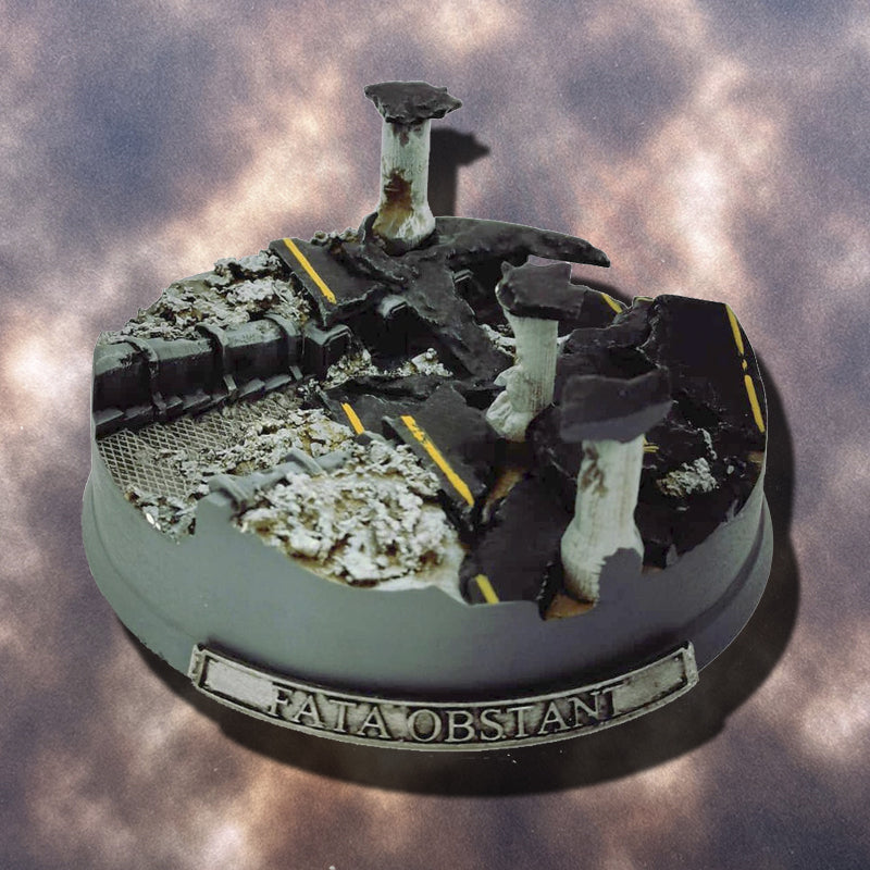 80mm Collapsed Road Scenic Base