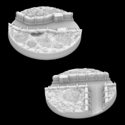 80mm Round Trench Base Set #A