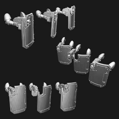 Breaching Shields & Pistols (Set of 5 Pairs)