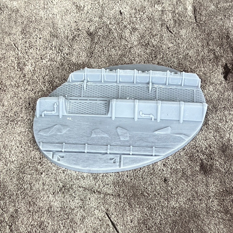 105mm Oval Outpost #B Scenic Base