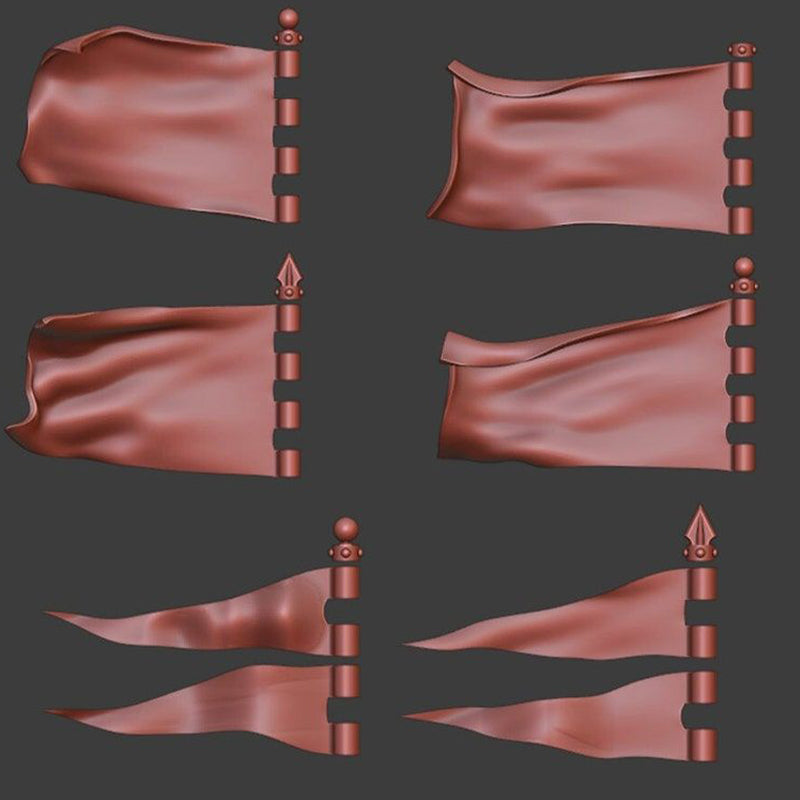 Large Carapace Banners Set