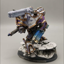 Load image into Gallery viewer, Turntable &amp; Plasma Overcharger weapon upgrade compatible with Adeptus Titanicus Warbringer Nemesis Titans
