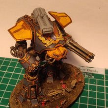 Load image into Gallery viewer, Incinerator Carapace Weapon compatible with Adeptus Titanicus Reaver Titans
