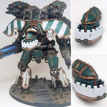 Load image into Gallery viewer, Command Head &amp; Emblem Plates compatible with Adeptus Titanicus Warlord Titans
