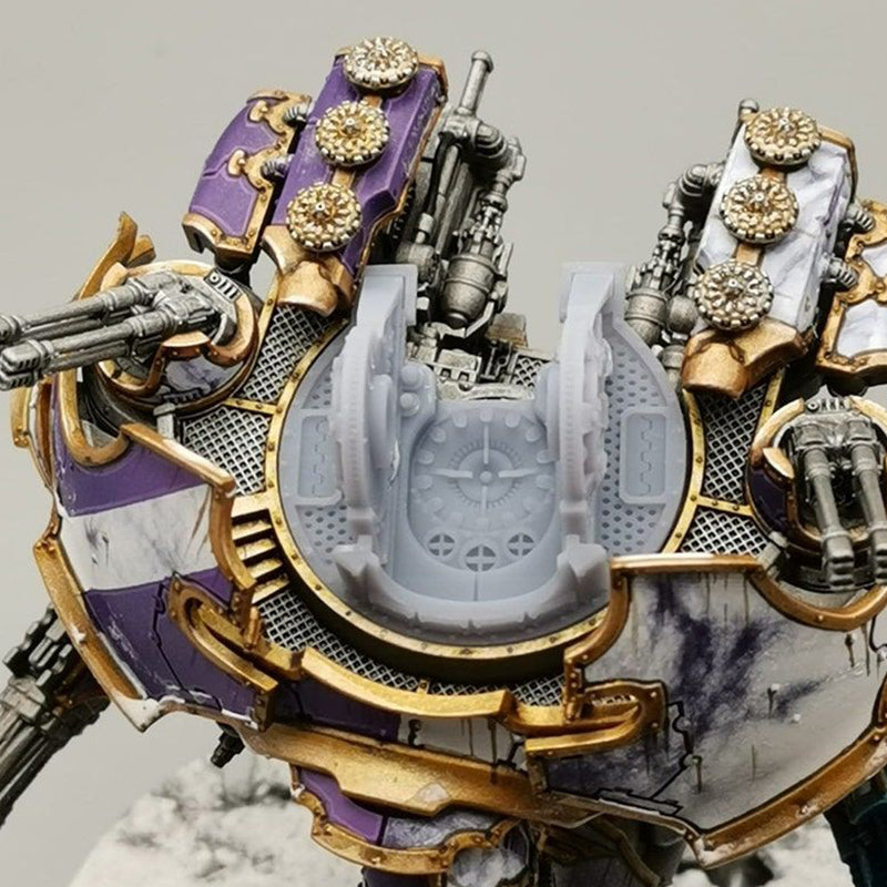 Carapace Turntable (1 Turntable with no weapons) Weapon Mount compatible with Adeptus Titanicus Warbringer Nemesis titan