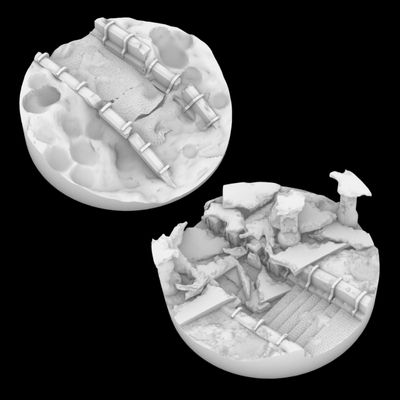 80mm Round Trench Base Set #C