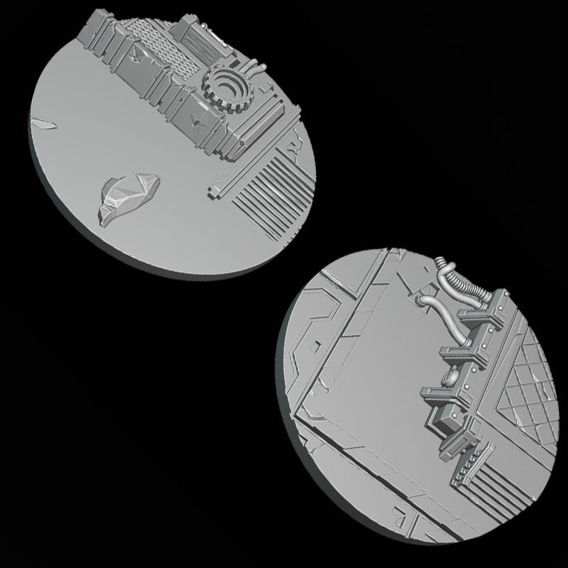 80mm Round Outpost Scenic Bases (pack of 2)