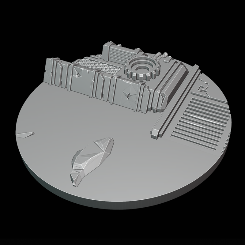 80mm Round Outpost Scenic Bases (pack of 2)