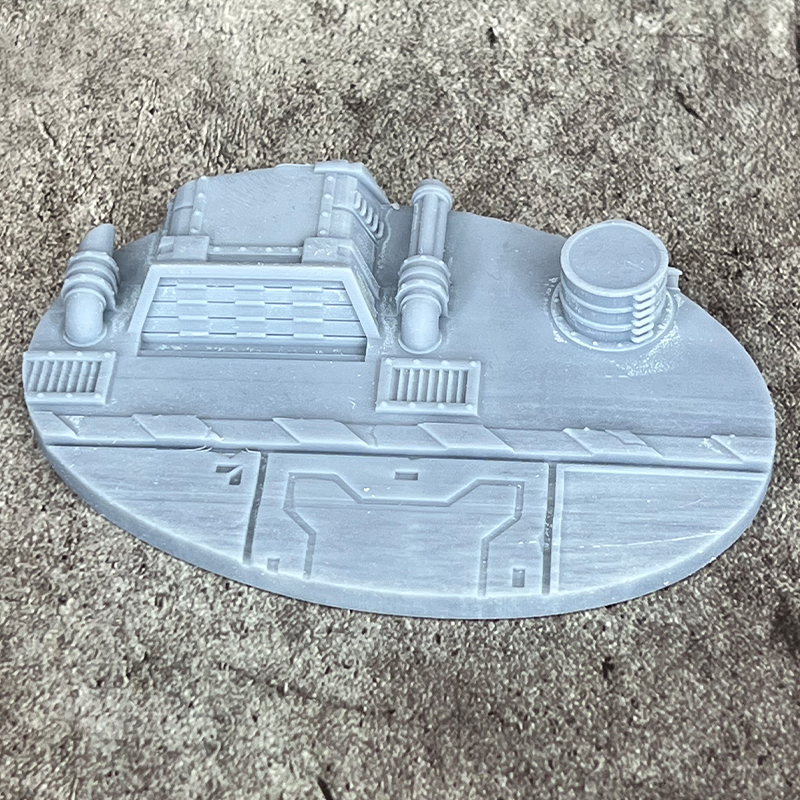 105mm Oval Outpost #A Scenic Base