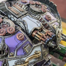 Load image into Gallery viewer, Gatling Array Carapace Weapon Mount compatible with Adeptus Titanicus Warmaster Titans
