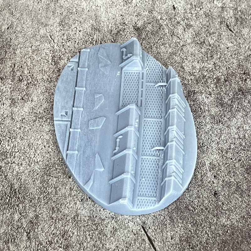 105mm Oval Outpost #B Scenic Base