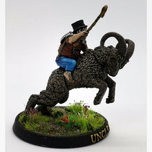 Load image into Gallery viewer, Fantasy Football Character Billy G. Gruff - Goat Rider Extraordinaire compatible with Blood Bowl
