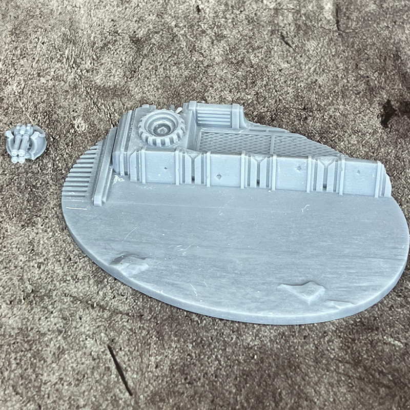 105mm Oval Outpost #C Scenic Base