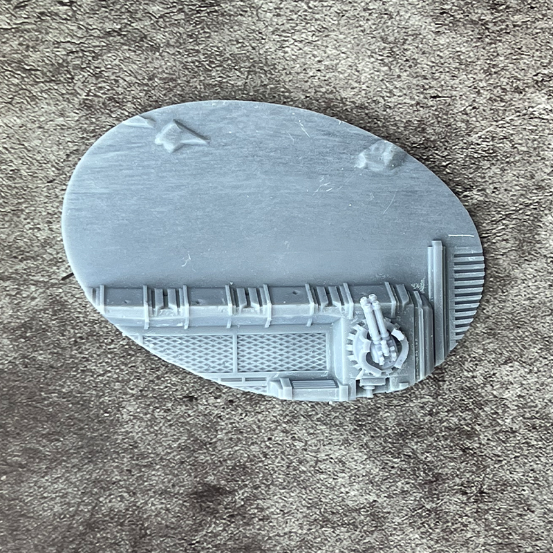 105mm Oval Outpost #C Scenic Base